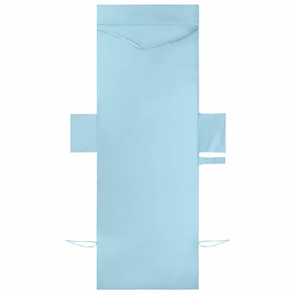 Ligbedhanddoeken 2 pcs Blauw 210 x 75 cm Polyester en Polyamide