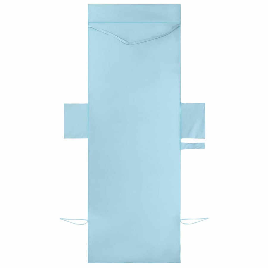 Ligbedhanddoeken 2 pcs Blauw 210 x 75 cm Polyester en Polyamide