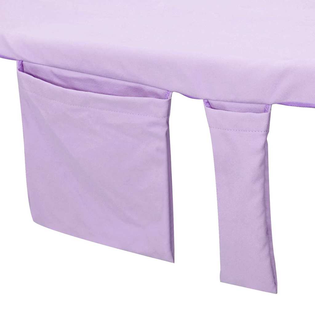 Ligbedhanddoeken 2 pcs Paars 210 x 75 cm Polyester en Polyamide