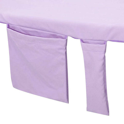 Ligbedhanddoeken 2 pcs Paars 210 x 75 cm Polyester en Polyamide