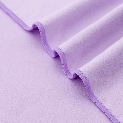 Ligbedhanddoeken 2 pcs Paars 210 x 75 cm Polyester en Polyamide