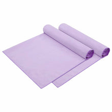 Ligbedhanddoeken 2 pcs Paars 210 x 75 cm Polyester en Polyamide