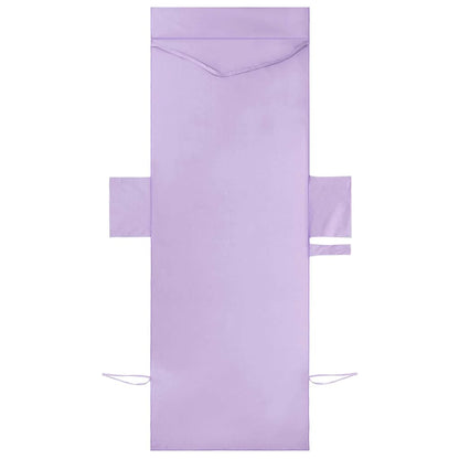 Ligbedhanddoeken 2 pcs Paars 210 x 75 cm Polyester en Polyamide
