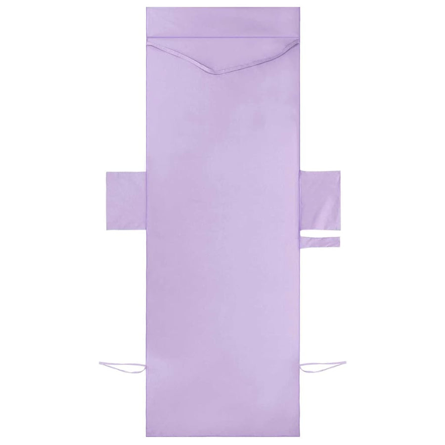 Ligbedhanddoeken 2 pcs Paars 210 x 75 cm Polyester en Polyamide