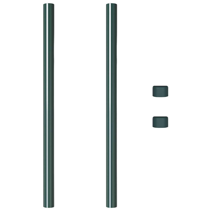 Hekpalen 2 pcs Groen 60 cm Poedergecoat staal