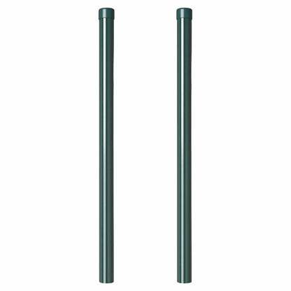 Hekpalen 2 pcs Groen 90 cm Poedergecoat staal