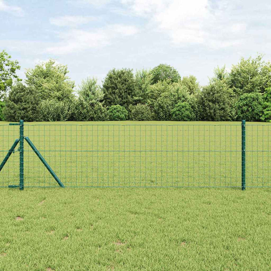 Hekpalen 2 pcs Groen 100 cm Poedergecoat staal