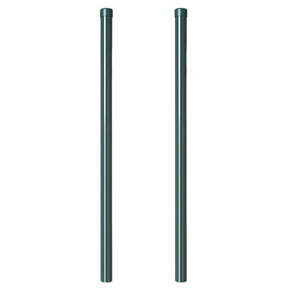 Hekpalen 2 pcs Groen 100 cm Poedergecoat staal