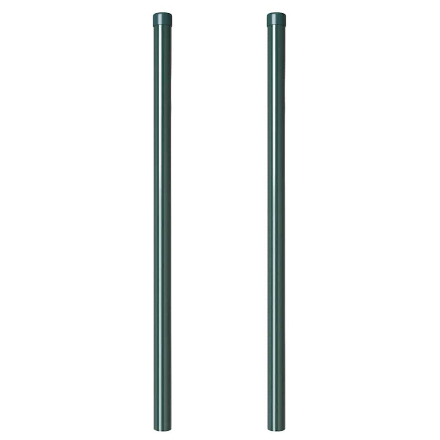 Hekpalen 2 pcs Groen 100 cm Poedergecoat staal