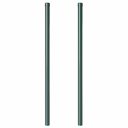 Hekpalen 2 pcs Groen 120 cm Poedergecoat staal