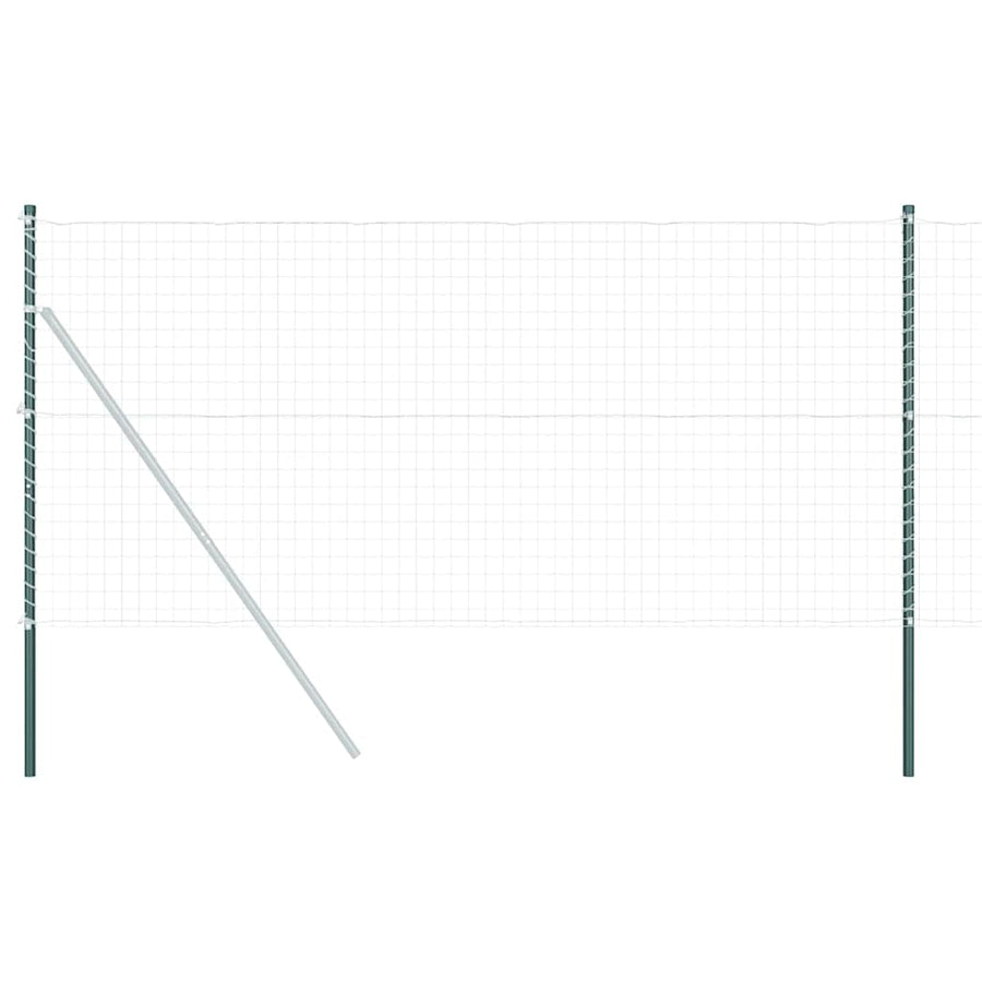 Hekpalen 2 pcs Groen 140 cm Poedergecoat staal