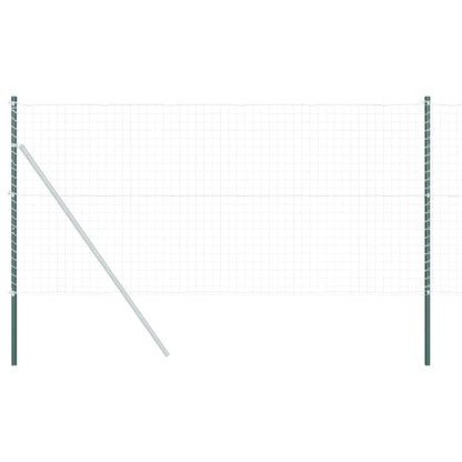 Hekpalen 2 pcs Groen 180 cm Poedergecoat staal