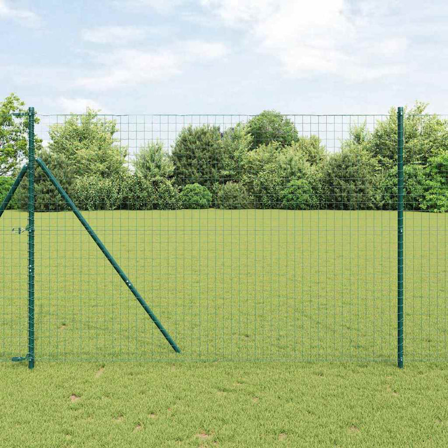 Hekpalen 2 pcs Groen 200 cm Poedergecoat staal