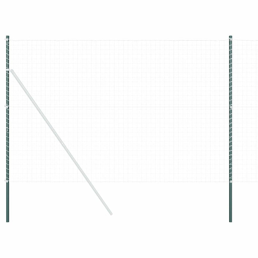 Hekpalen 2 pcs Groen 200 cm Poedergecoat staal