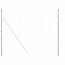 Hekpalen 12 pcs Groen 200 cm Poedergecoat staal