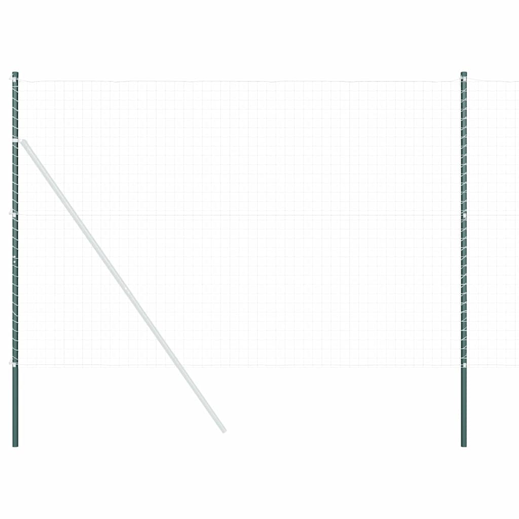 Hekpalen 2 pcs Groen 210 cm Poedergecoat staal