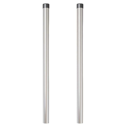 Hekpalen 2 pcs Zilver 50 cm Gegalvaniseerd staal