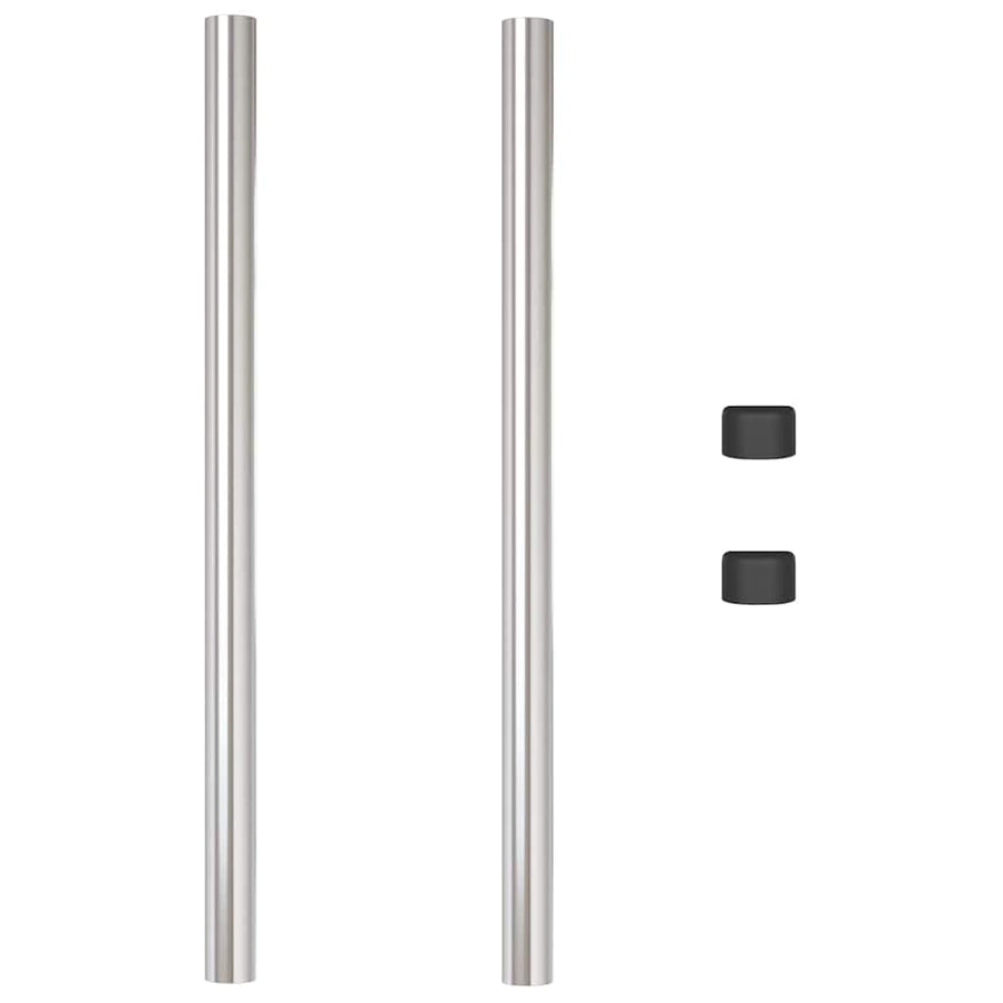 Hekpalen 2 pcs Zilver 60 cm Gegalvaniseerd staal