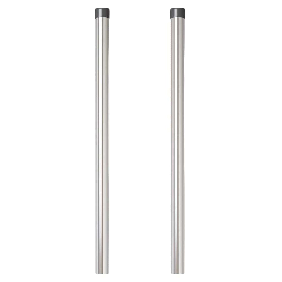 Hekpalen 2 pcs Zilver 90 cm Gegalvaniseerd staal
