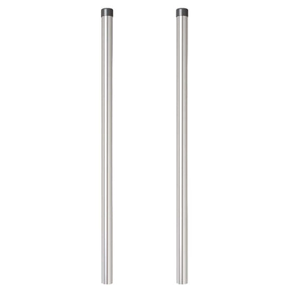 Hekpalen 2 pcs Zilver 110 cm Gegalvaniseerd staal