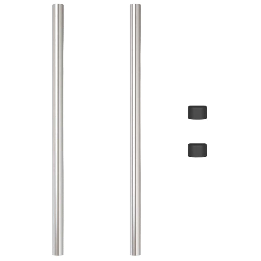 Hekpalen 2 pcs Zilver 110 cm Gegalvaniseerd staal