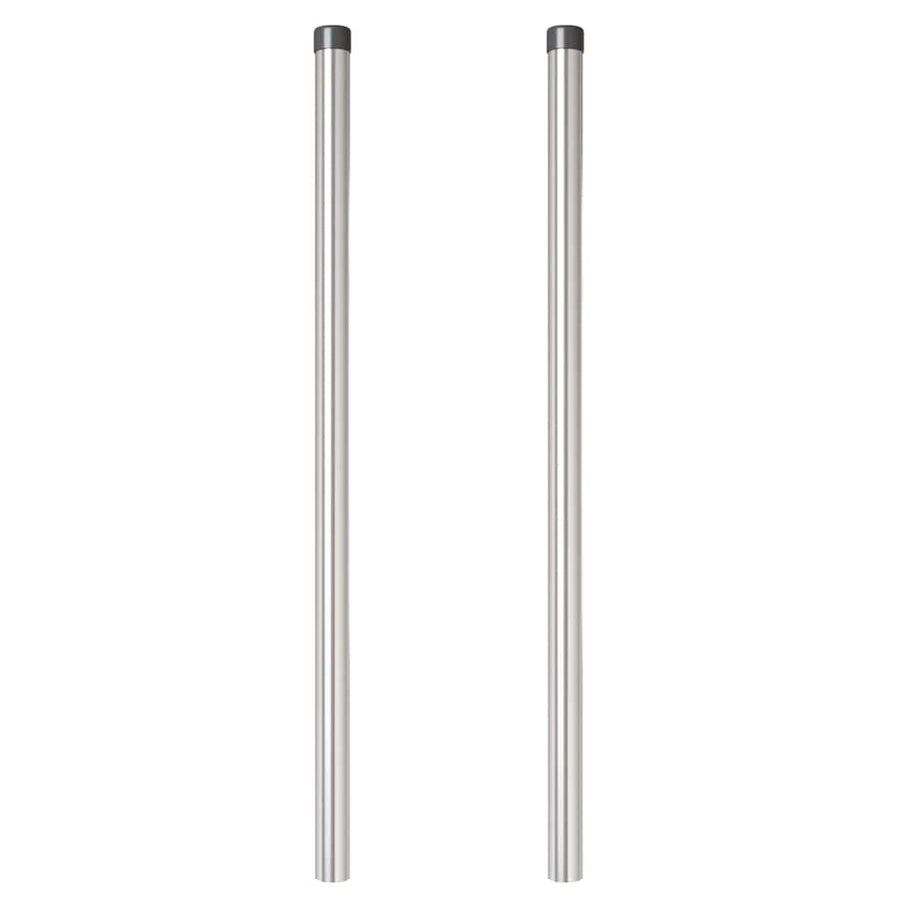 Hekpalen 2 pcs Zilver 120 cm Gegalvaniseerd staal