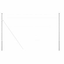 Hekpalen 2 pcs Zilver 180 cm Gegalvaniseerd staal