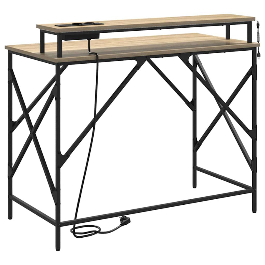 Bureau Sonoma eiken 100 x 50 x 86.5 cm Bewerkt hout
