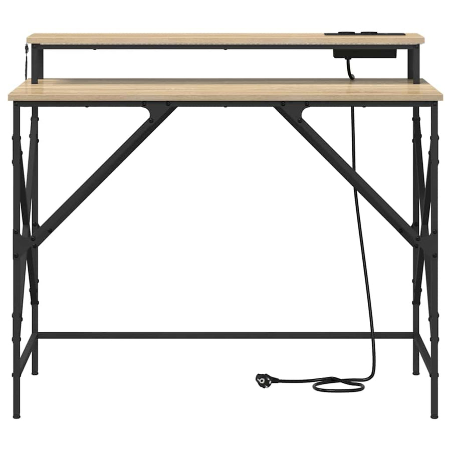 Bureau Sonoma eiken 100 x 50 x 86.5 cm Bewerkt hout
