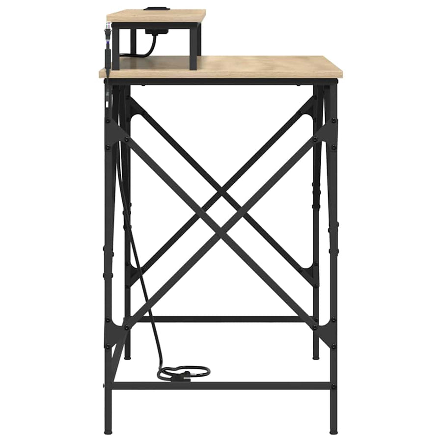 Bureau Sonoma eiken 100 x 50 x 86.5 cm Bewerkt hout