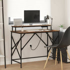 Bureau 100x50x86.5 cm gerookt eiken