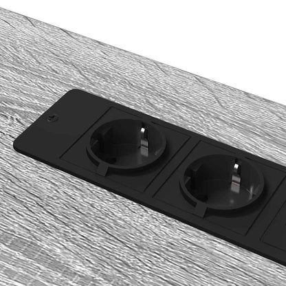 Bureau Grijs sonoma 100 x 50 x 86.5 cm Bewerkt hout