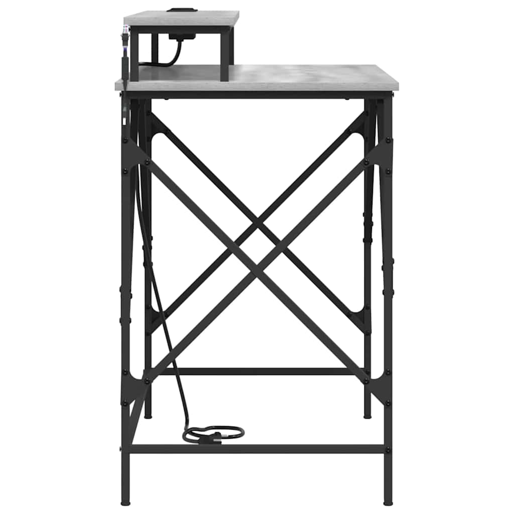 Bureau Grijs sonoma 100 x 50 x 86.5 cm Bewerkt hout