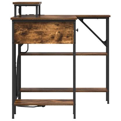 Bureau Gerookt eiken 120 x 79 x 86.5 cm Bewerkt hout