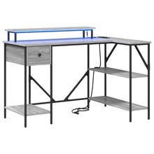 Bureau Grijs sonoma 120 x 79 x 86.5 cm Bewerkt hout