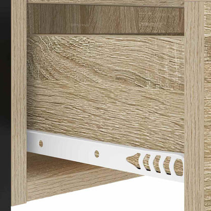 Nachtkastje met lade Sonoma eiken 40 x 31 x 60 cm Bewerkt hout