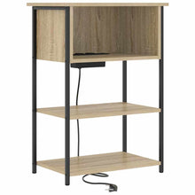 Nachtkastje Sonoma eiken 55 x 31 x 76 cm Bewerkt hout