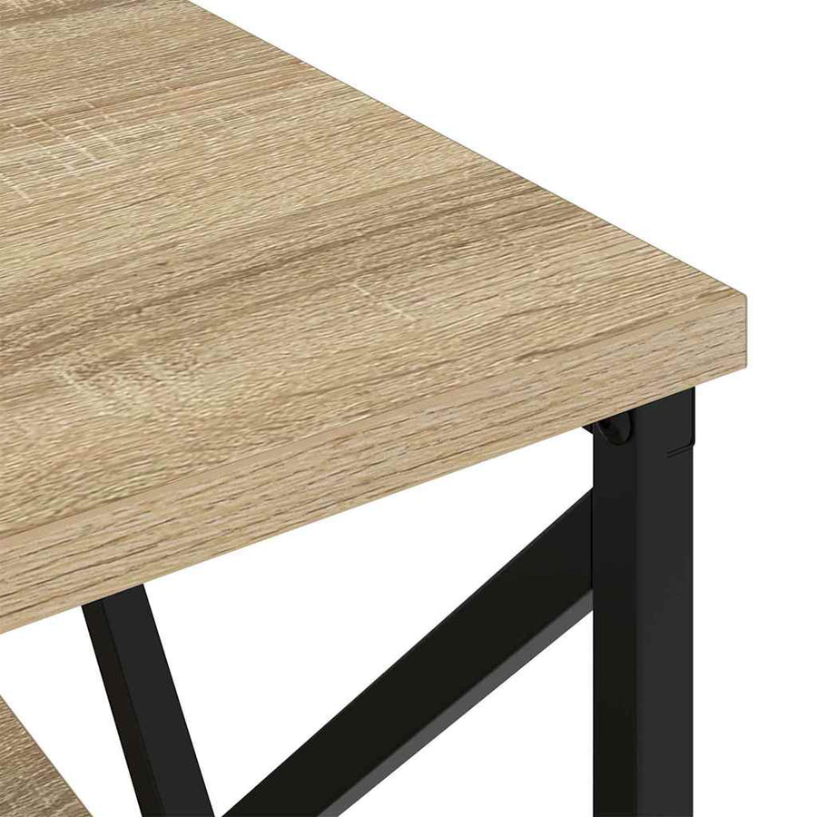 Nachtkastje 2 pcs Sonoma eiken 41,5 x 40,5 x 55 cm Bewerkt hout
