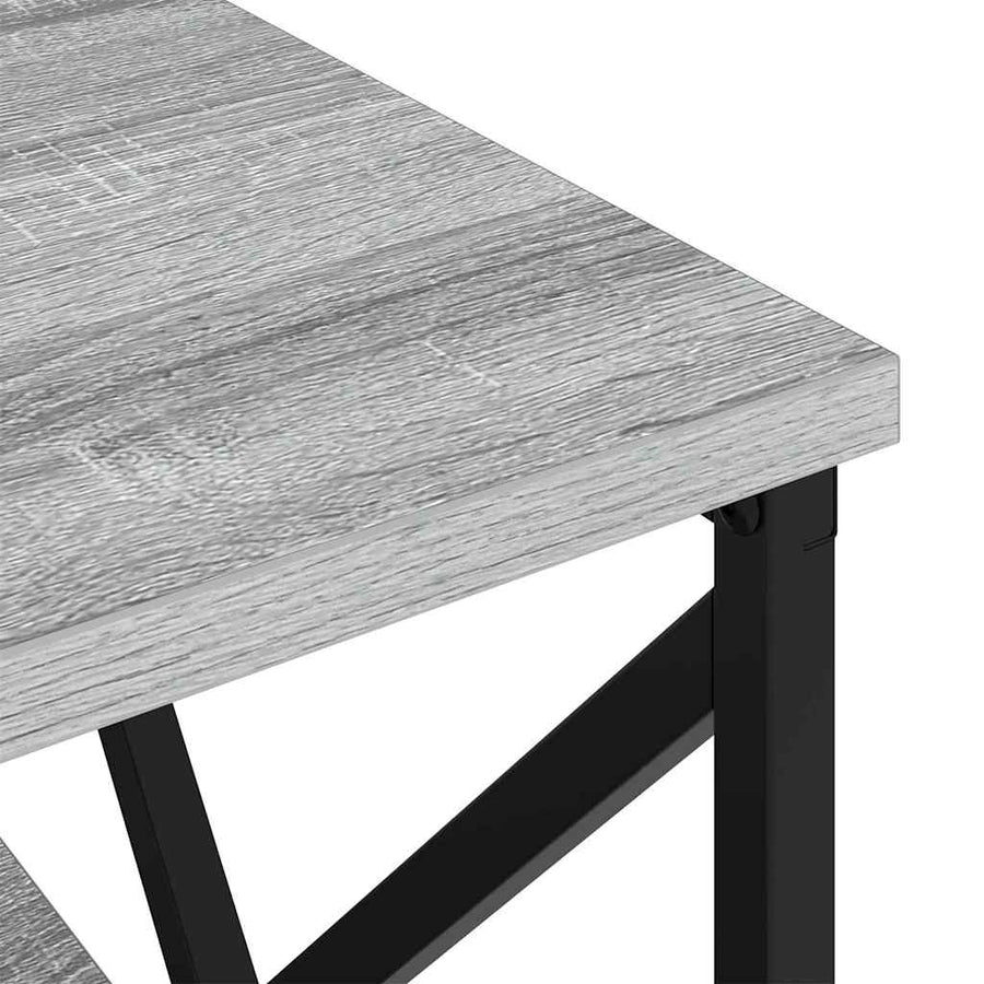 Nachtkastje 2 pcs Grijs sonoma 41,5 x 40,5 x 55 cm Bewerkt hout