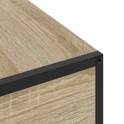Nachtkastje met lade Sonoma eiken 40 x 27 x 76 cm Bewerkt hout