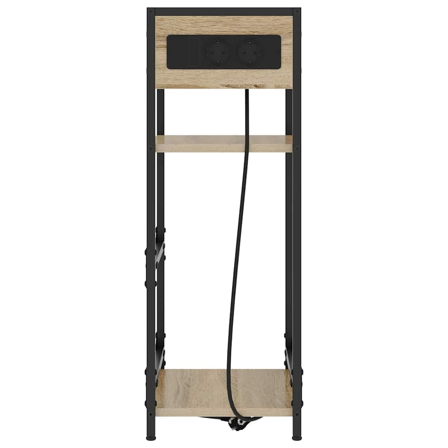 Nachtkastje met lade Sonoma eiken 40 x 27 x 76 cm Bewerkt hout