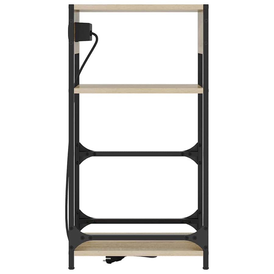 Nachtkastje met lade Sonoma eiken 40 x 27 x 76 cm Bewerkt hout