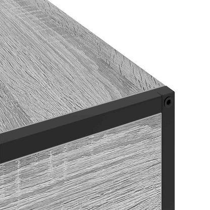 Nachtkastje met lade Grijs sonoma 40 x 27 x 76 cm Bewerkt hout