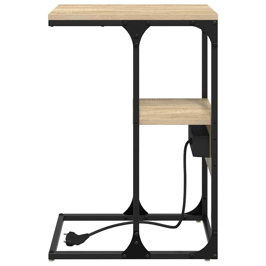 Nachtkastje Sonoma eiken 41.5 x 26 x 60.5 cm Bewerkt hout