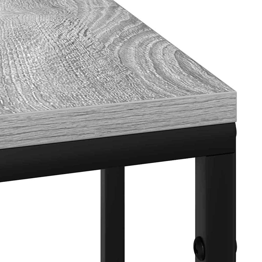 Nachtkastje Grijs sonoma 41.5 x 26 x 60.5 cm Bewerkt hout