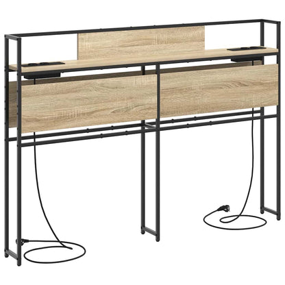 Opberghoofdbord Sonoma eiken Bewerkt hout
