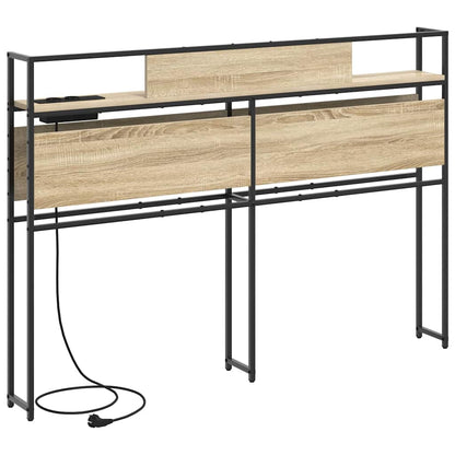 Opberghoofdbord Sonoma eiken Bewerkt hout