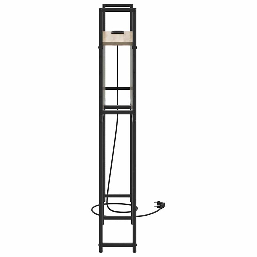 Opberghoofdbord met hoofdeinde met opslag Sonoma eiken 75 cm Bewerkt hout