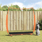Golf oefennet 214x106.5x210 cm zwart polyester