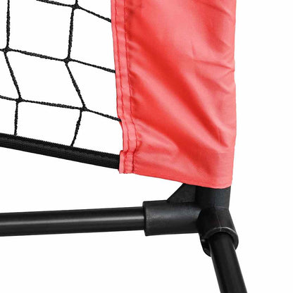 Tennisnet Zwart en rood 301 x 90.5 x 87 cm Polyester